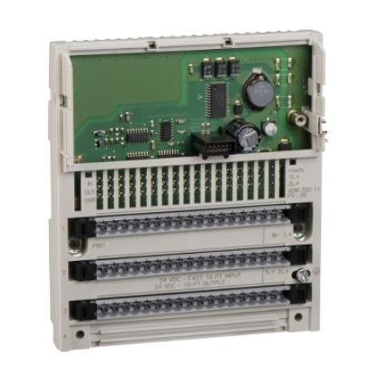 Picture of discrete I/O module Modicon Momentum - 10I / 8O solid state
