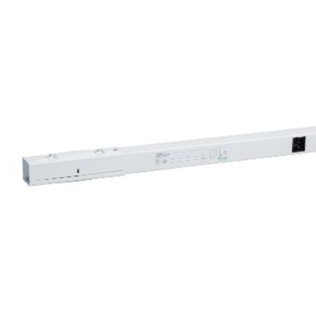 Picture of Straight length, Canalis KBB, 40A, 2 circuits, 3L+N+PE, 5 outlets, 3m, white RAL9003
