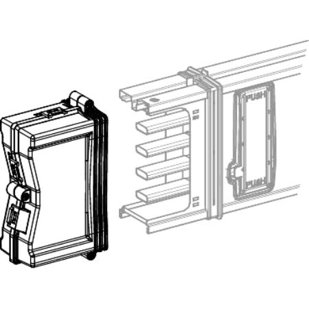 Picture of End cover, Canalis KSA 100A to 400A, aluminium, IP55, white RAL9001