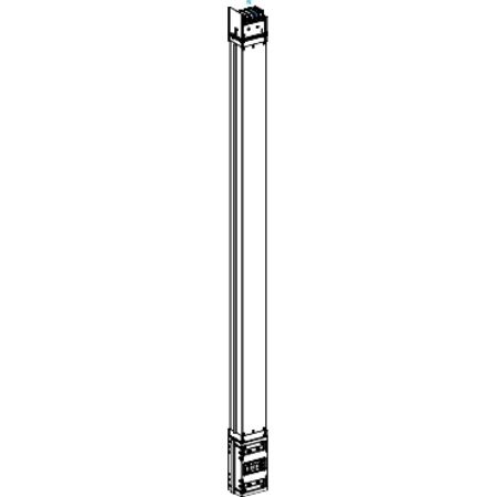 Picture of Vertical transport length, Canalis KSA630, aluminium, 500/630A, made to measure length 0.5-1.9m, 3L+N+PE, white RAL9001