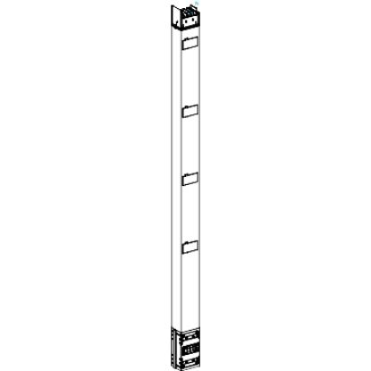Picture of Vertical distribution length, Canalis KSA800, aluminium, 800A, fixed length 2.5m, 4 outlets, 3L+N+PE, white RAL9001