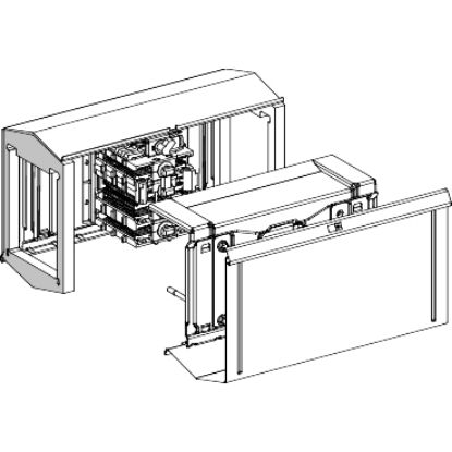Picture of Jointing unit adapter, Canalis KSA 800A to 1000A, aluminium, 3L+N+PE, adapter from former KS offer to current KS offer