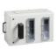 Picture of Tap off unit, Canalis KS 100A to 1000A, 2x12 modules of 18mm, 160A, DIN rail, 3L+PEN, IP55, RAL9001