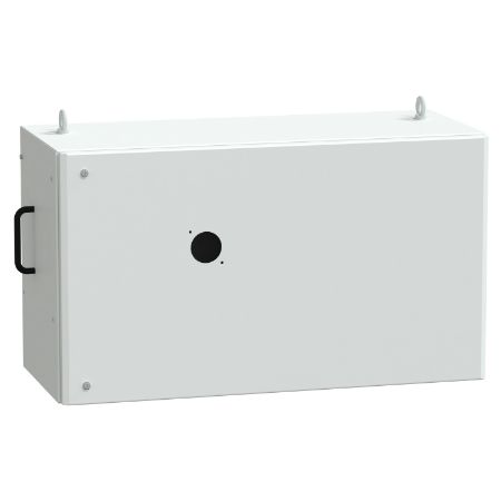 Picture of Tap off unit, Canalis KS 500A to 1000A, for ComPacT NSX400 with extended rotary handle, 400A, 3L+N+PE, IP55, RAL9001