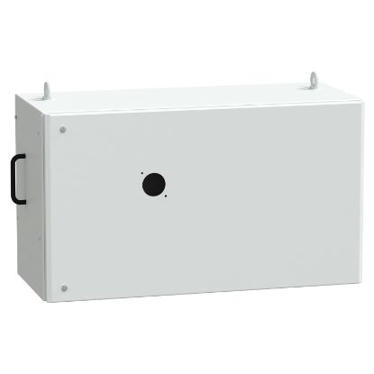 Picture of Tap off unit, Canalis KS 500A to 1000A, for ComPacT NSX400 with extended rotary handle, 400A, 3L+PEN, IP55, RAL9001
