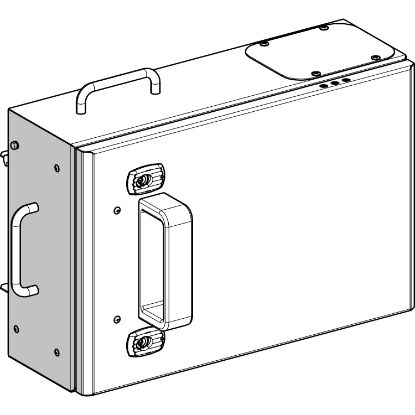 Picture of Empty tap off unit, Canalis KS, with isolator, polarity 3L+PEN, 160A, IP55, RAL9001