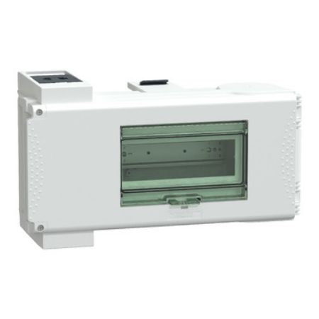 Picture of Tap off unit, Canalis KS 100A to 1000A, 5 modules of 18mm, 63A, DIN rail, 3L+PEN, IP55, RAL9001