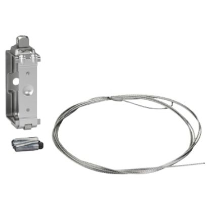 Picture of Cable suspension system, Canalis KBA, 25/40A, bracket with steel cable, steel cable supplied, galvanized version