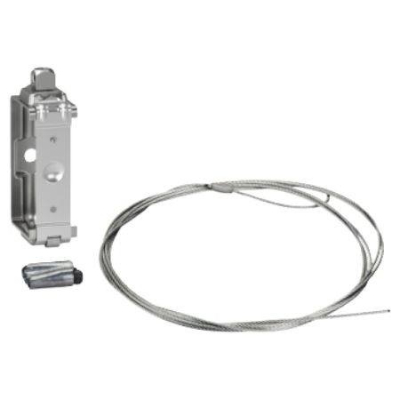 Picture of Cable suspension system, Canalis KBA, 25/40A, bracket with steel cable, steel cable supplied, galvanized version