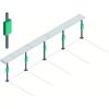 Picture of Horizontal distribution length, Canalis KSA250, aluminium, 100/160/250A, fixed length 2m, 8 outlets, 3L+N+PE, RAL9001