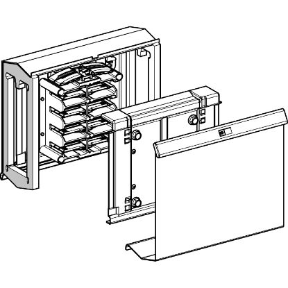 Picture of Jointing unit adapter, Canalis KSA 100A to 250A, aluminium, 3L+N+PE, adapter from former KS offer to current KS offer