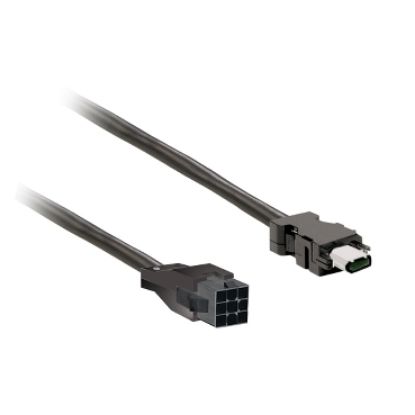Picture of power cable 5m shielded 4x 0,82mm², BCH2 leads connection