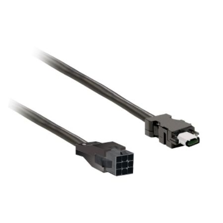 Picture of power cable 5m shielded 4x 0,82mm², BCH2 leads connection