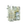 Picture of Contact block with protected terminals, Harmony 9001K, Harmony 9001SK, 0...600V, silver alloy contacts, screw clamp terminal, positive opening, 1 CO