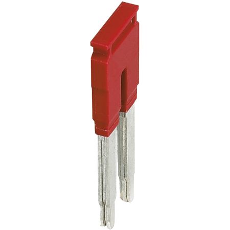 Picture of Linergy, Plug-in bridge, Linergy TR, 2 points, for 10mm² terminal blocks, 2 way, red, set of 10