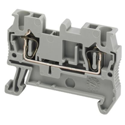 Picture of Linergy, Terminal block, Linergy TR, spring type, feed through, 2 points, 2.5mm², grey