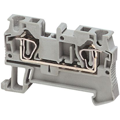 Picture of Linergy, Terminal block, Linergy TR, spring type, feed through, 2 points, 4mm², grey, set of 50