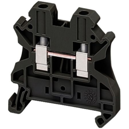 Picture of Terminal block, Linergy TR, Black, 4mm2, black, passthrough, 2 points, set of 10