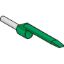 Picture of Cable end, Linergy TR cable ends, Single conductor, green, 0.34mm², medium size, markable, 10 sets of 100