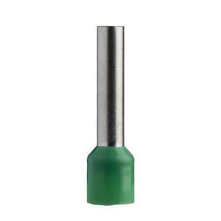 Picture of Cable ends, Linergy TR cable ends, single conductor, green, 6mm², Ferrules with sleeve, long size, 10 sets of 100