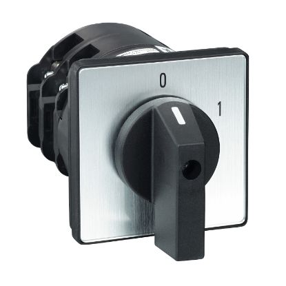 Picture of Cam switch, Harmony K, front mounting, plastic, 3 poles, 60°, 115A, 88x88mm, marked 0/1