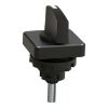 Picture of Cam switch operating head, Harmony K1, K2, 22mm, plastic, 45x45mm plate, mat black legend, black handle