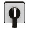 Picture of Cam switch operating head, Harmony K1, K2, 22mm, plastic, 45x45mm plate, metallic legend, black handle