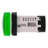 Picture of Monolithic pilot light, Harmony XB7, plastic, green, 22mm, plain lens for BA9s bulb, lt 250V