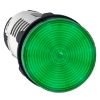Picture of Monolithic pilot light, Harmony XB7, plastic, green, 22mm, integral LED, 230...240V AC