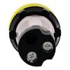 Picture of Monolithic pilot light, Harmony XB7, plastic, yellow, 22mm, plain lens for BA9s bulb, lt 250V
