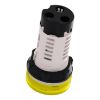 Picture of Monolithic pilot light, Harmony XB7, plastic, yellow, 22mm, plain lens for BA9s bulb, lt 250V