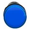 Picture of Monolithic pilot light, Easy Harmony XA2, plastic, blue, 22mm, integral LED, screw clamp terminals, 220V DC