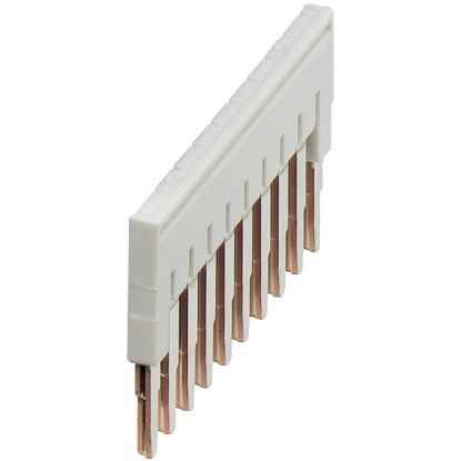 Picture of Plug-in bridge, Linergy TR, 10 points, for 2.5mm² terminal blocks, grey, 10 way, set of 10