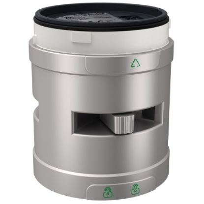 Picture of Modular tower light, Harmony XVU, Audible unit, silver, 60mm, buzzer, 24V AC DC