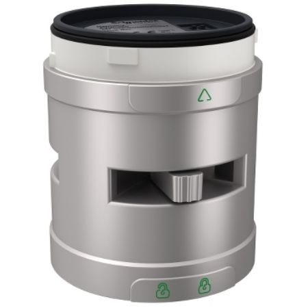 Picture of Modular tower light, Harmony XVU, Audible unit, silver, 60mm, buzzer, 24V AC DC