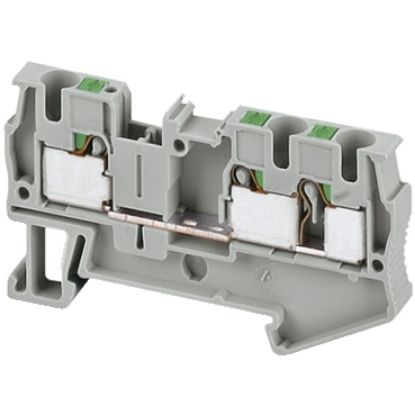 Picture of Linergy, Terminal block, Linergy TR, push-in type, feed through, 3 points, 4mm², grey, set of 50