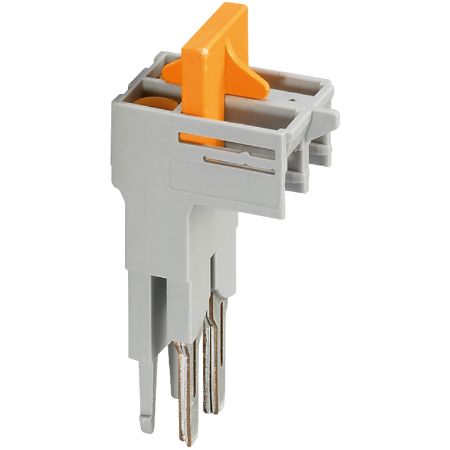 Picture of Switching jumper, Linergy TR, 2 points, for NSYTRV62TTD terminal, pluggable, orange, set of 10