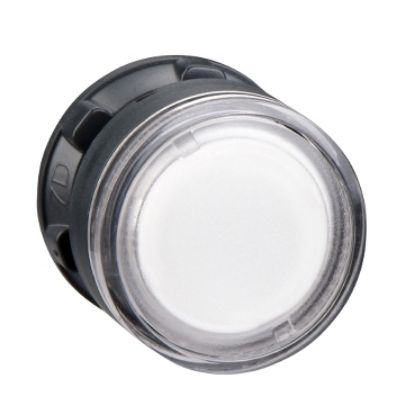 Picture of Head for illuminated push button, Harmony XB5, clear flush, 22mm, BA9s bulb, spring return, unmarked