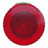 Picture of Head for illuminated emergency switching off push button, Harmony XB5, plastic, red mushroom 40mm, 22mm, universal LED, turn to release