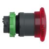 Picture of Head for illuminated emergency switching off push button, Harmony XB5, plastic, red mushroom 40mm, 22mm, universal LED, turn to release