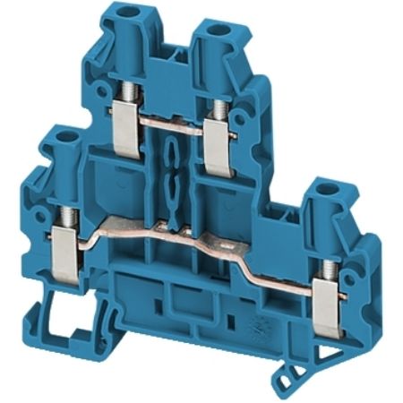 Picture of Terminal block, Linergy TR, blue, 4mm2, double level, 4 points, set of 10