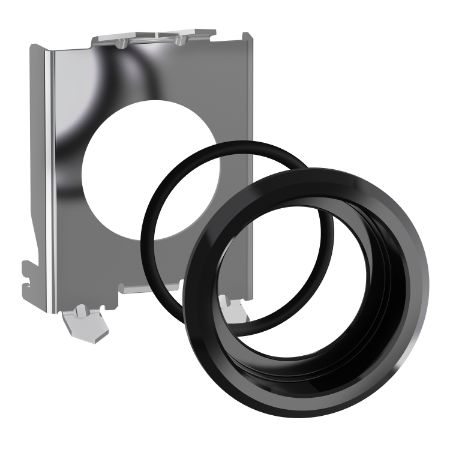 Picture of Flush mounting kit, Harmony XB4, metal, black, for push button and pilot light 22mm