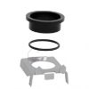 Picture of Flush mounting kit, Harmony XB4, metal, black, for push button and pilot light 22mm