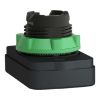 Picture of Head for double headed push button, Harmony XB5, plastic, 22mm, 1 green flush marked I + 1 red flush marked O