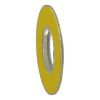 Picture of Legend holder 60mm for emergency stop switching off push button, Harmony XB4, plastic, yellow, unmarked