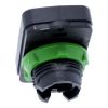 Picture of Harmony XB5, Illuminated double headed push button head, plastic, Ø22, 1 green flush I + 1 pilot light + 1 red projecting O