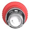 Picture of Harmony XB4, Emergency stop head, switching off, metal, red mushroom 40mm, 22mm, trigger latching turn to release
