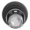 Picture of Mushroom push button head 40mm, Harmony XB4, metal, black, 22mm, latching push pull