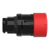Picture of Emergency stop head, Harmony XB4, switching off, black metal, red mushroom 30mm, 22mm, trigger latching turn to release