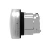 Picture of Harmony XB4, Head for Pilot light, metal, white, 22mm, universal LED, plain lens